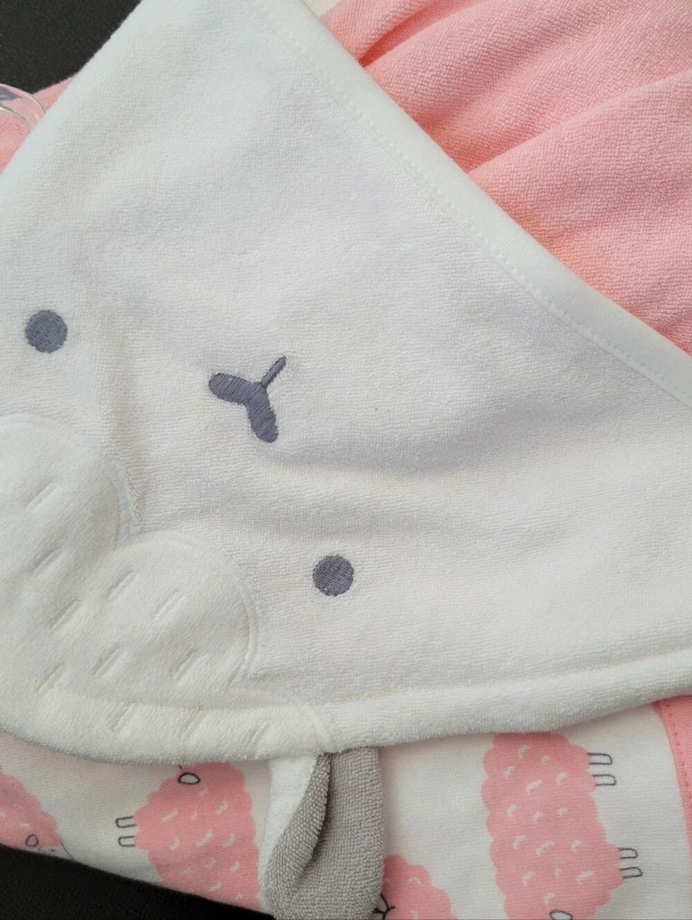3 Rene Rofe Baby Blankets & Carter's Just One You Hooded Sheep Bath Towel Set